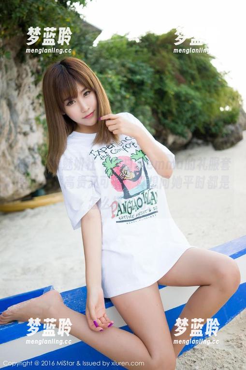 MiStar魅妍社 - 大白兔emma的礼服套图，果然高贵又可爱，真想问她平时都是怎么搭配的！