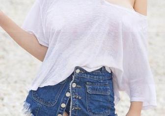 UGirls尤果网 - 乔依琳海边写真全集：风吹起她的发，难道连海鸟都想凑热闹？