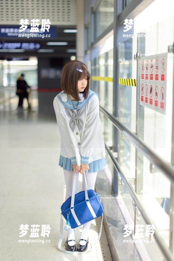 天台JK制服精选套图，少女秩序告别平凡，来一场超级非凡的日常！