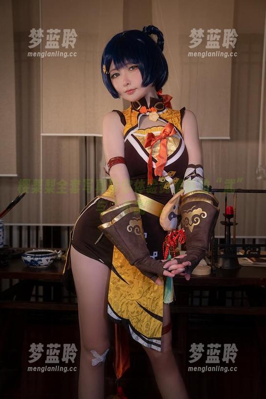 樱梨梨全套写真带你体验剑道服的“武”与“不武”。